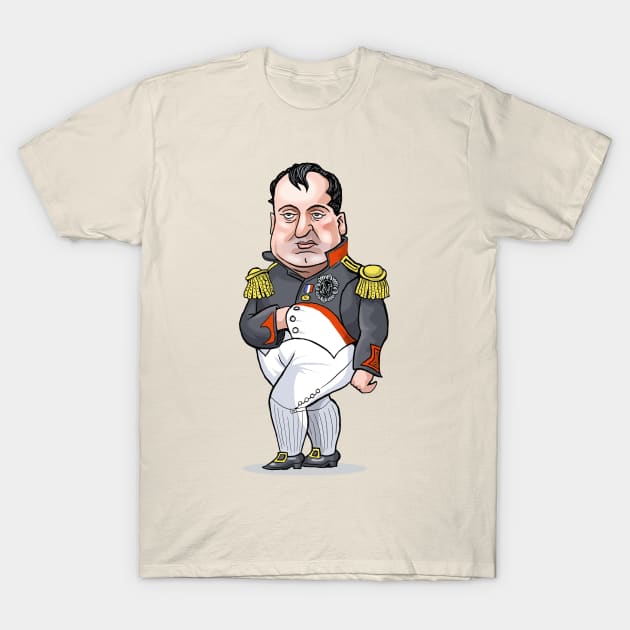 Napoleon Bonaparte T-Shirt by Mackaycartoons